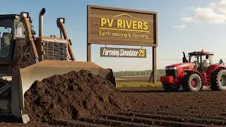 Farming Simulator 25 Live  PV Rivers 4x Map Gameplay by Dajnet
