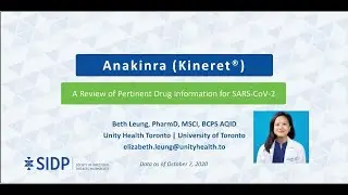 Anakinra (Kineret&reg;): Evidence-Based Health Information Related to COVID-19