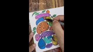 Colorful Stones That Come Alive! 🎨✨#drawing #art #youtubevideo #diy #video #drawing  #viral