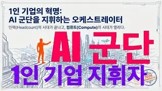AI 시대의 1인 기업 전략과 기술 혁신의 미래 | 혼자서 AI 군단을 지휘하는 오케스트레이터