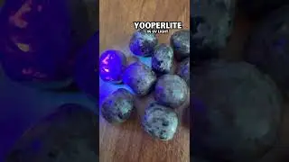 Try to tell me rocks aren&rsquo;t cool! #yooperlite #rockcollecting #uvlight #glowinthedark #rocks