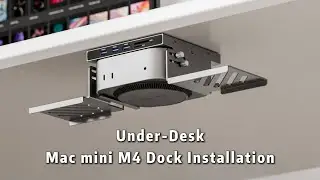 MINI4 Ultra | Under-Desk Mac mini M4 Dock Installation 