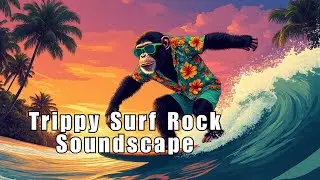 Trippy Surf Rock Soundscape 🌞 | Chill Guitar Vibes for Beach & Surf Sessions