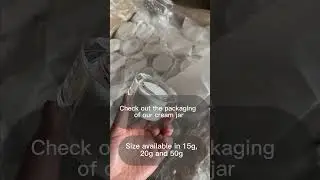 cosmetic packaging acrylic cream jar 50g #cosmeticpackaging #skincare #factory
