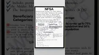 NATIONAL FOOD SECURITY ACT, 2013