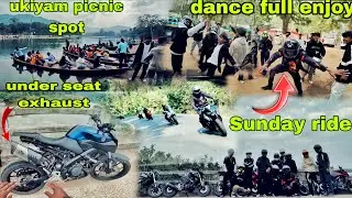 Sunday ride full enjoy 😃 ukiyam picnic spot 🏍️ #assam #motovlog #assamesemusic 