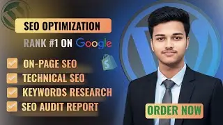 On-Page SEO & Technical SEO to Improve Google Ranking | Fiverr SEO Service - Kabir Shahin