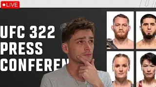 UFC 322 Press Conference Reaction Stream