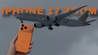 iphone 17 pro max 4K Camera Quality & Zoom Test on Planes Landing 🤯
