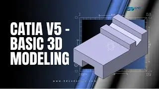 3D Practice Model CATIA | Step-by-Step Mechanical Part Design