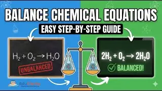 How to Balance Chemical Equations in 3 Easy Steps | Class 10 Scienc