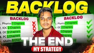 How I Cleared My Backlog Completely || Real Strategy 🔥For NEET 2026 Aspirants