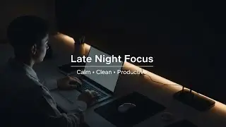 Late Night Focus Music for Serious Work & Clarity | AURALITH