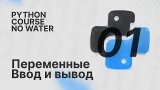 Переменные, типы данных, ввод и вывод | Python Course без воды [1]