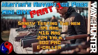Way of the Hunter: Hunters Advantage Pack -- Mini Dive Part I