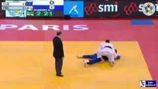 Judo 2013 Grand Slam Paris: Gonzalez (CUB) - Clerget (FRA) [-90kg]