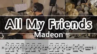 All My Friends - Madeon  Drum Cover & Drum Score (드럼 커버 & 드럼악보)