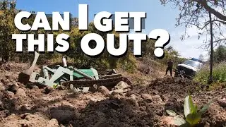 Harbor freight 12k winch VS tractor stuck in the mud!