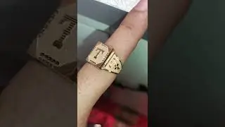 Gold Ring #21k #gold #box #ring #jewellery