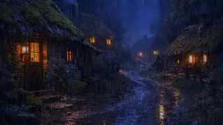 Calming Rain Sounds for Sleeping – Deep Relaxation All Night