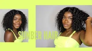 SUNBER HAIR #REVIEW | AMAZON |  BRAZILIAN CURLY