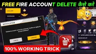 Free Fire Account Delete Kaise Karen | How To Delete Free Fire Account | FF ID Delete Kaise Kare