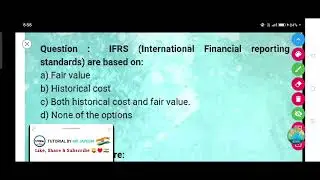 IFRS (International Financial reporting standards) are based on :-
