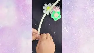 Fuzzy Wire Keychain Ideas - Flower Tutorial