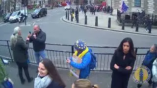Brexiter and me having a perfectly civilized chat (see - it does happen!) 13/3/24