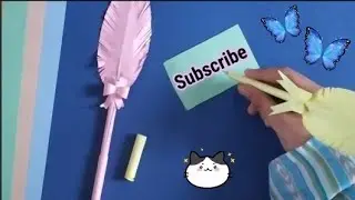 Feather Pen Decoration || Cute Decor || Pen Decoration || Art and Craft Mall