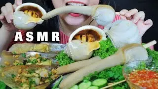 ASMR SEAFOOD PLATTER (GEODUCK,GARLIC SNAIL,HORN SCALLOPS) CRUNCHY CHEWY EATING SOUNDS | LINH-ASMR