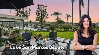 Luxury Waterfront Home for Sale | Lake San Marcos Resort-Style Living