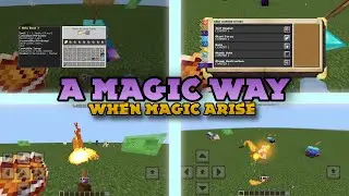 A Magic Way ⚡ - Best Magic Mod Addon for MCPE 1.21+ | Zao