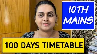 KERALA PSC 🎯 TENTH MAINS 100 DAYS TIMETABLE | TIPS N TRICKS