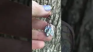 Fall Leaf Earrings #fallleaves #handmadejewelry
