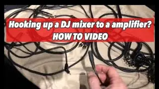 Hooking up a DJ mixer to a amplifier?