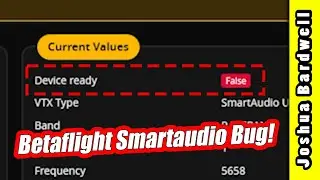 Betaflight SmartAudio Bug causes Device Ready: False