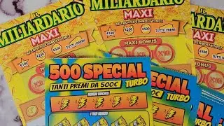 2 Gratta e Vinci 500 Special Turbo + Maxi Miliardario