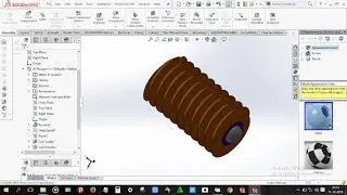 How to design Ball Plunger in Solidworks