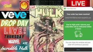 VeVe Drop Day LIVE - Incredible Hulk #92 Marvel Comics Blindbox NFT Drop! with OMI Daily Burn!