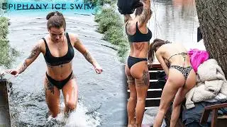 Ice Water Epiphany ❄️ Beautiful Girls Brave the Frozen Plunge | Extreme Winter Ritual LIVE 🧊😱