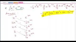 Solving Integration with Tabular Method Part 1/2