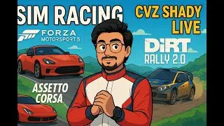 🏎️ Mallu Racing Madness | Forza &bull; Assetto Corsa &bull; DiRT Rally 2.0 | CVZ Shady Live #SimRacing