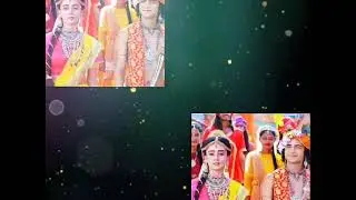 Krishna ❤️ Rukmini wonderful photos video what's app statu video ❤️🥰 Sumedh and Zalak Desai