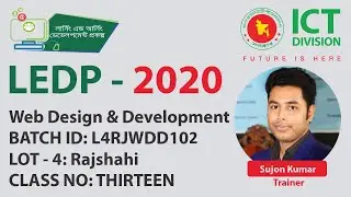 LEDP - 2020 || Web Design and Development || class - 13 || PSD To HTML Conversion.