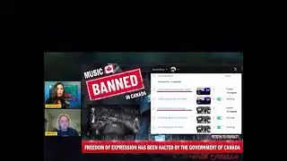 Canada bans free speech for music artists