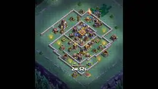 MASS HOGS Attack Strategy on BH9 Base #shorts #builderhall #bh9 #attackstrategy
