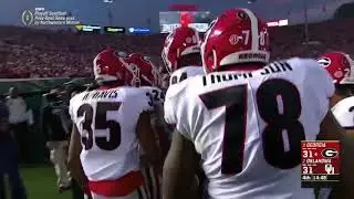 2018 Rose Bowl: Georgia Highlights vs. Oklahoma (with Scott Howard Radio Calls)