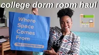 COLLEGE DORM ROOM SHOPPING HAUL!!