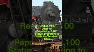 Reading 2100 / American Freedom Train 250 glow up (975 subscriber special) #glowup #steamlocomotive